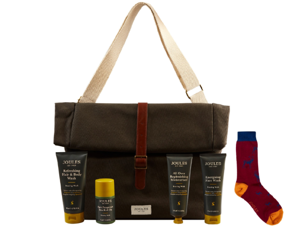 Joules mens weekend bag with toiletries gift set new arrivals