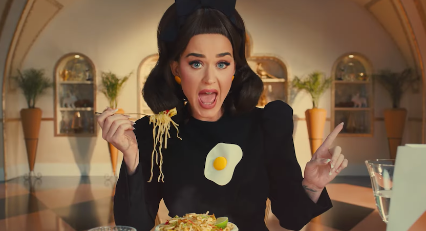new Perry Katy in campaign. stars Eat Just