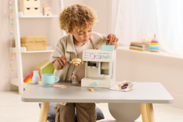 Childrens wooden shop stall aldi online